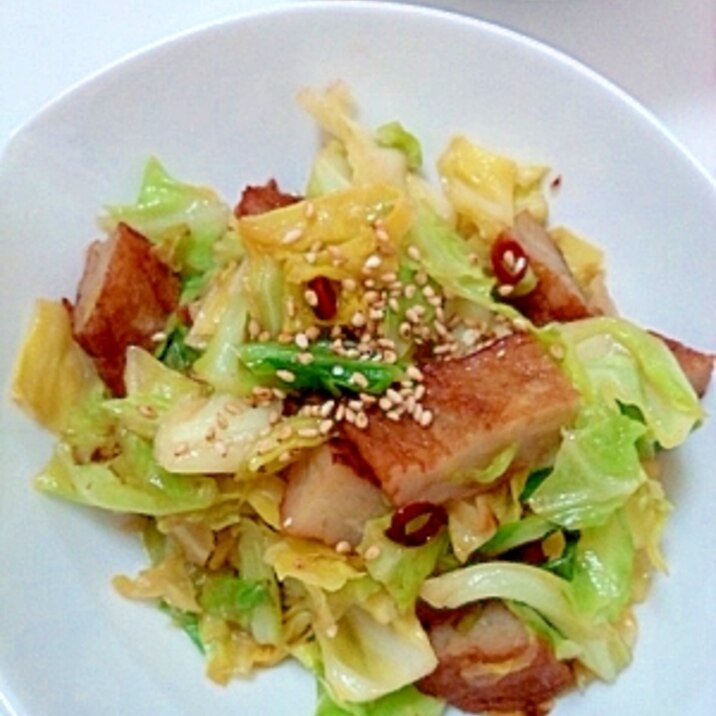 キャベツとさつま揚げ 甘辛炒め レシピ 作り方 By まめつぶすけ 楽天レシピ